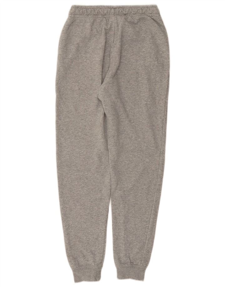 NIKE Womens Tracksuit Trousers Joggers UK 4 XS  Grey Flecked Cotton