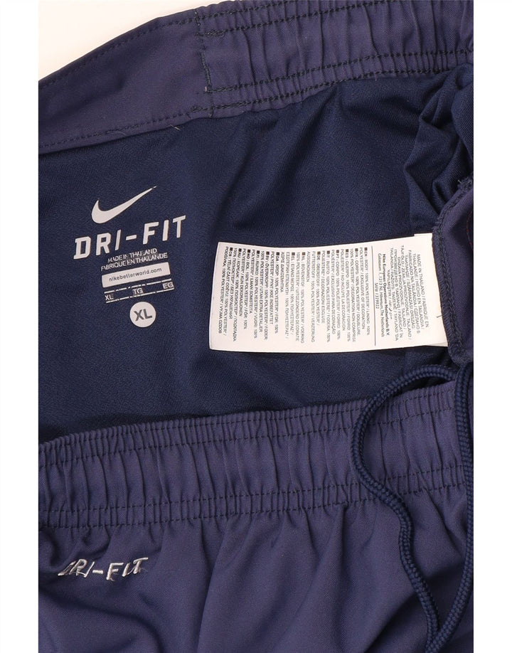 Nike Mens Barcelona Sport Shorts XL  Navy Blue Polyester