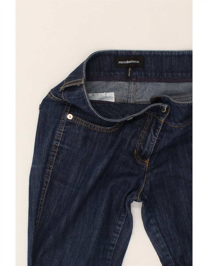 ROCCOBAROCCO Womens Slim Jeans W28 L28  Navy Blue Cotton Vintage Roccobarocco and Second-Hand Roccobarocco from Messina Hembry 