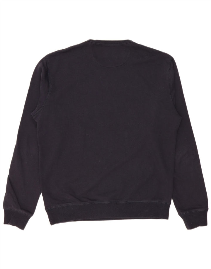 Farah Mens Sweatshirt Jumper Large Navy Blue Cotton