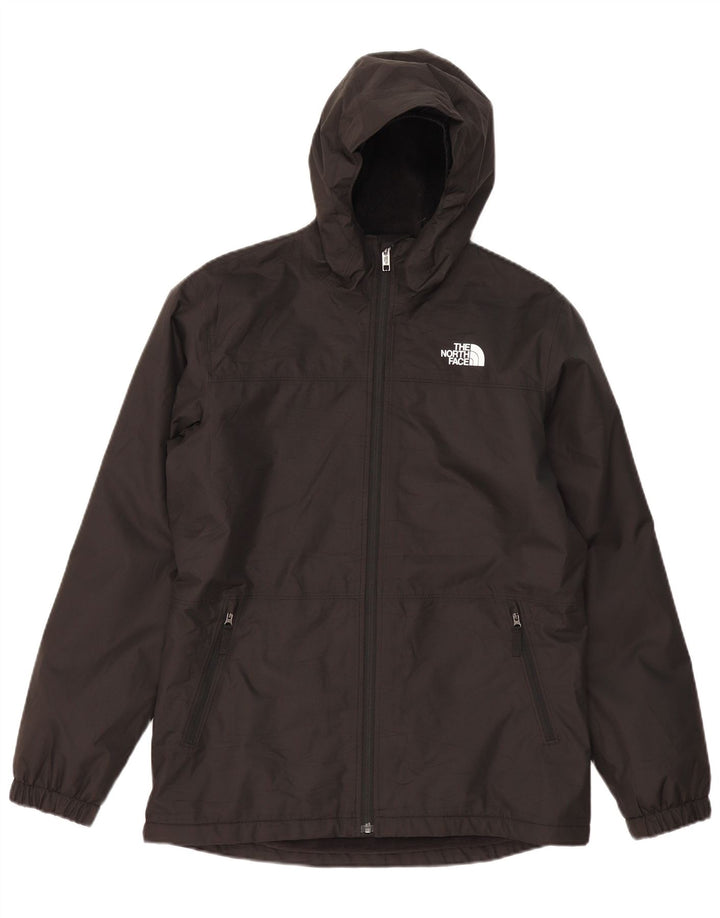 THE NORTH FACE Boys Hooded Windbreaker Jacket 15-16 Years 2XL Black