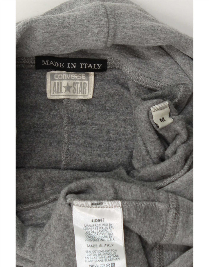 Converse Womens Chuck Taylor Graphic Sweatshirt Jumper UK 14 Medium Grey