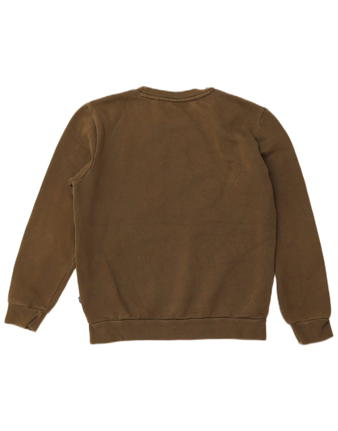 PUMA Mens Graphic Sweatshirt Jumper XS Khaki Cotton