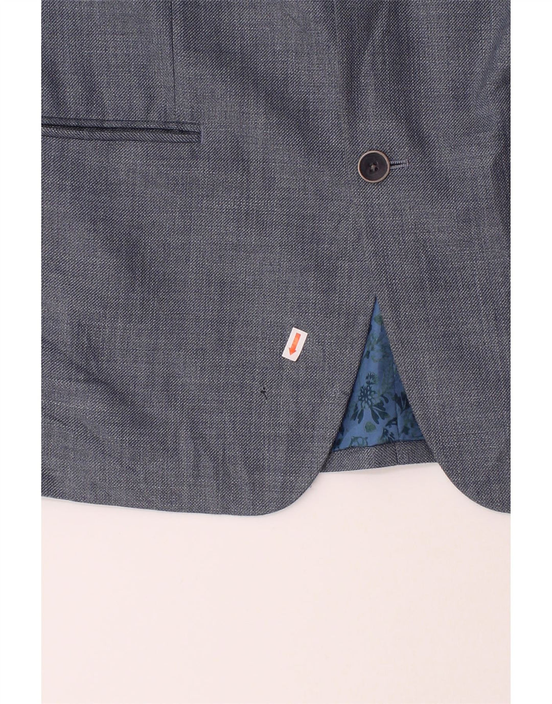 MICHAEL KORS Mens 2 Button Blazer Jacket IT 42 XL Blue Polyester Vintage Michael Kors and Second-Hand Michael Kors from Messina Hembry 