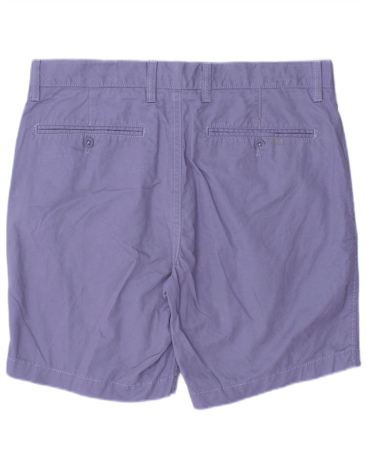 FAT FACE Mens Chino Shorts W32 Medium Purple Cotton