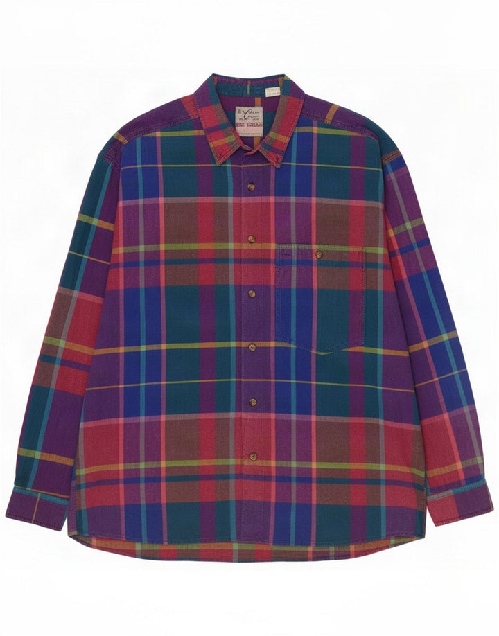Tom Tailor Mens Shirt Large Multicoloured Check Cotton