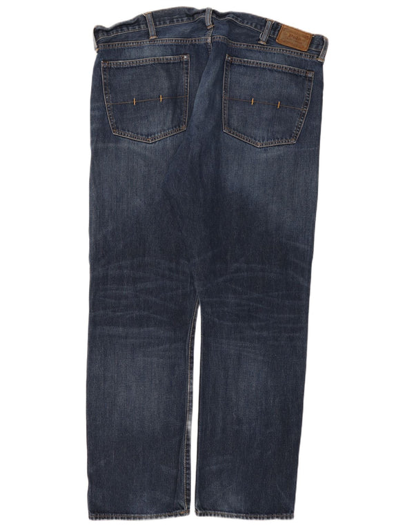 Polo Ralph Lauren Mens Straight Jeans W42 L32 Blue Cotton