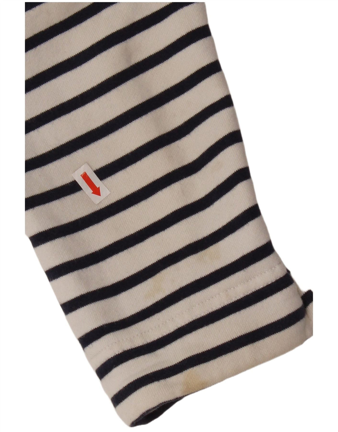 Crew Clothing Womens Sweatshirt Jumper UK 12 Medium Navy Blue Striped