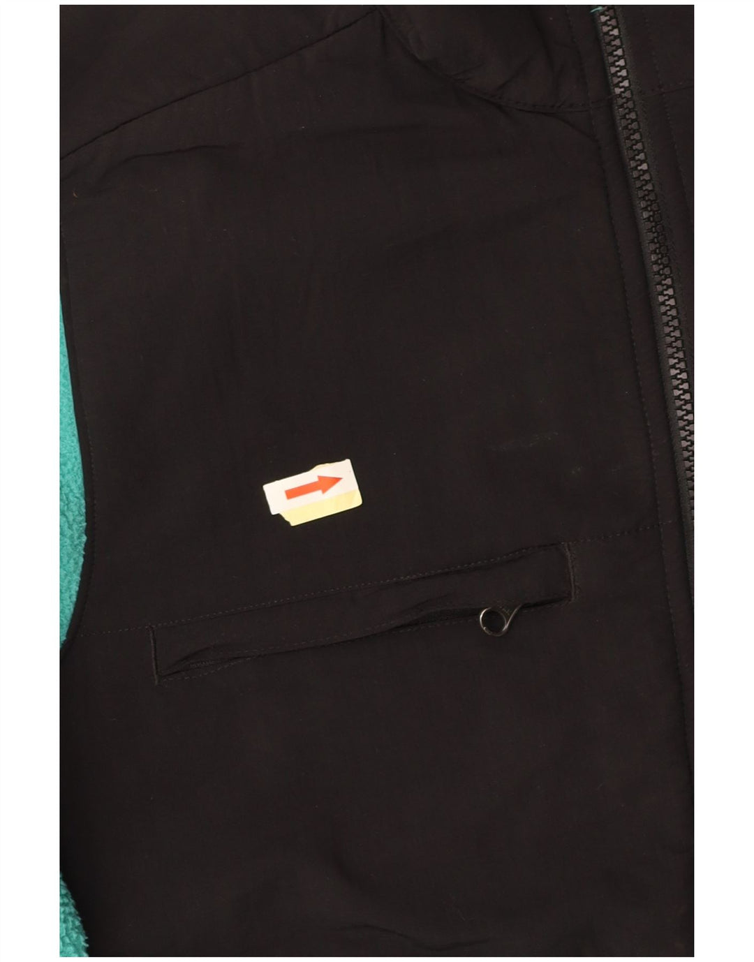 THE NORTH FACE Mens Fleece Jacket UK 36 Small Turquoise Colourblock