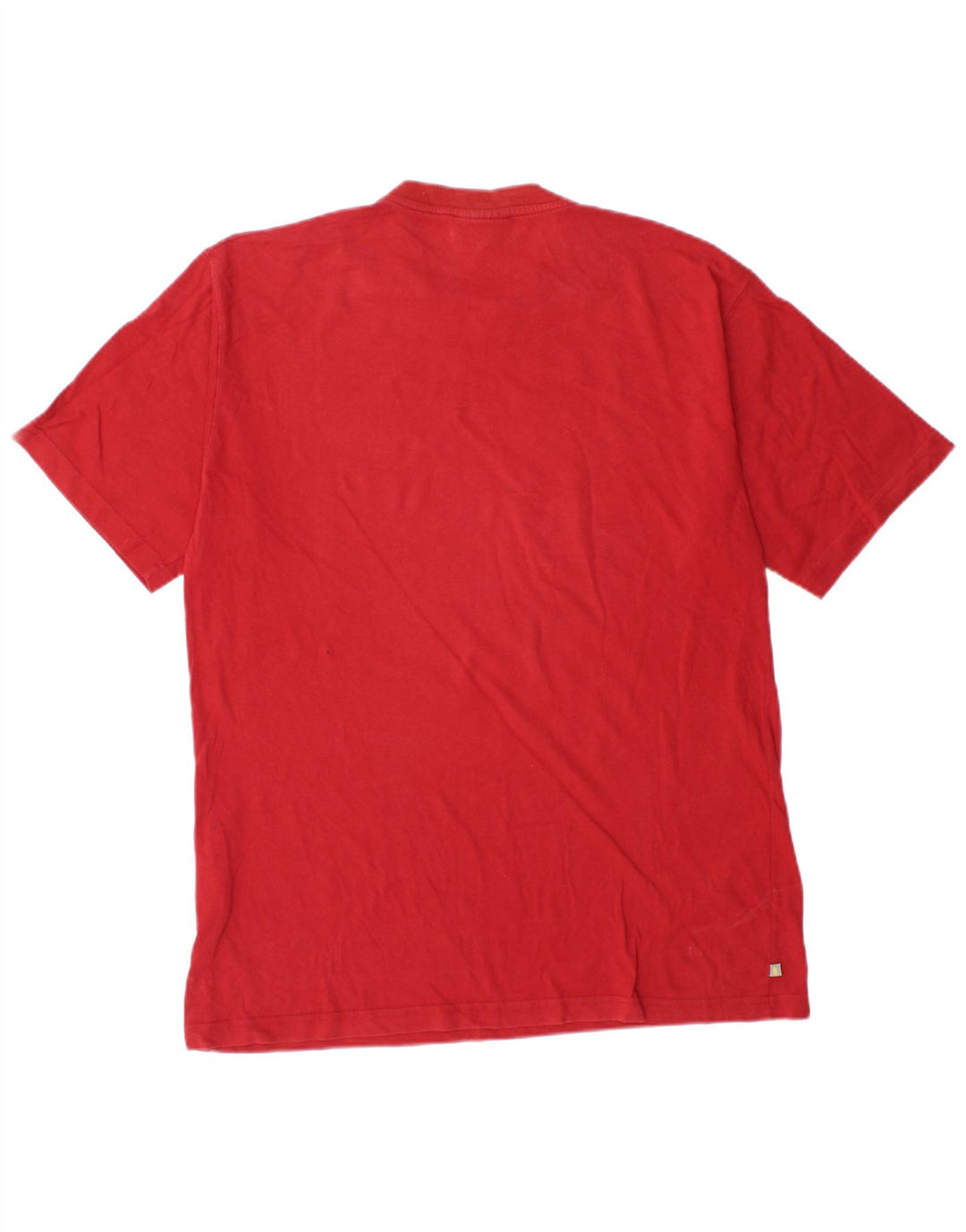 REEBOK Mens Graphic T-Shirt Top Small Red Cotton
