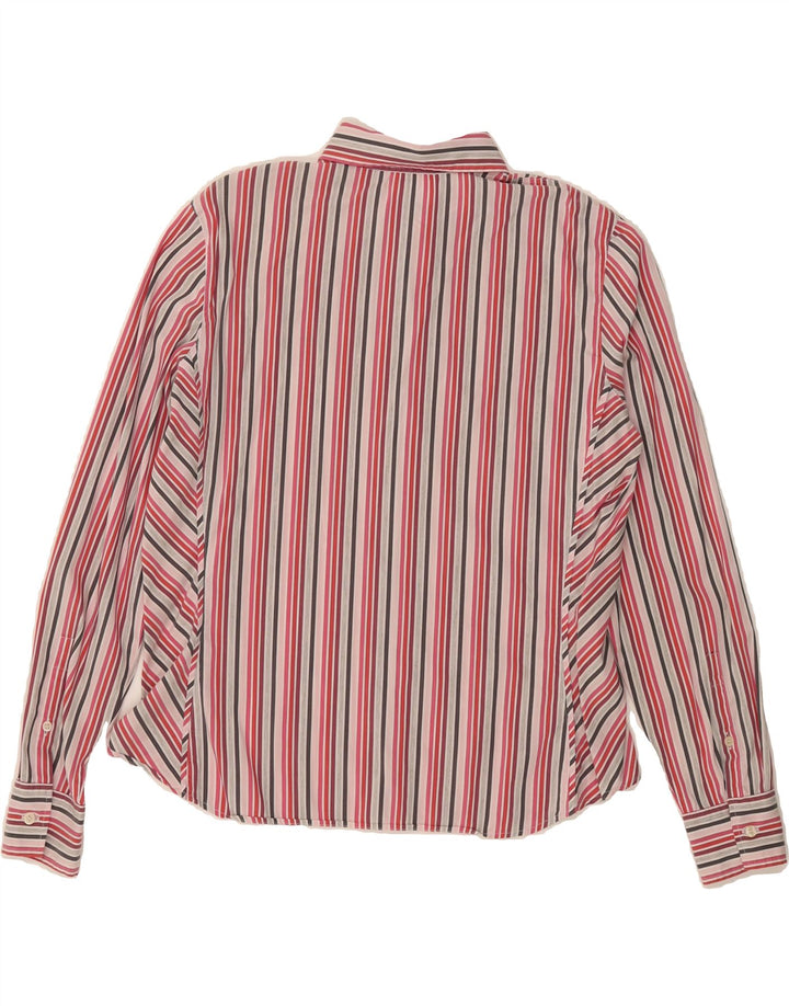 LACOSTE Womens Shirt Size 40 Medium Multicoloured Pinstripe Cotton Vintage Lacoste and Second-Hand Lacoste from Messina Hembry 
