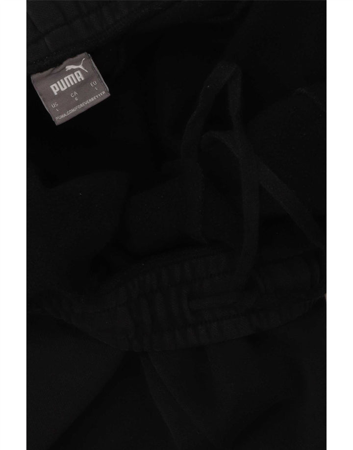 Puma Mens Tracksuit Trousers Joggers Large Black