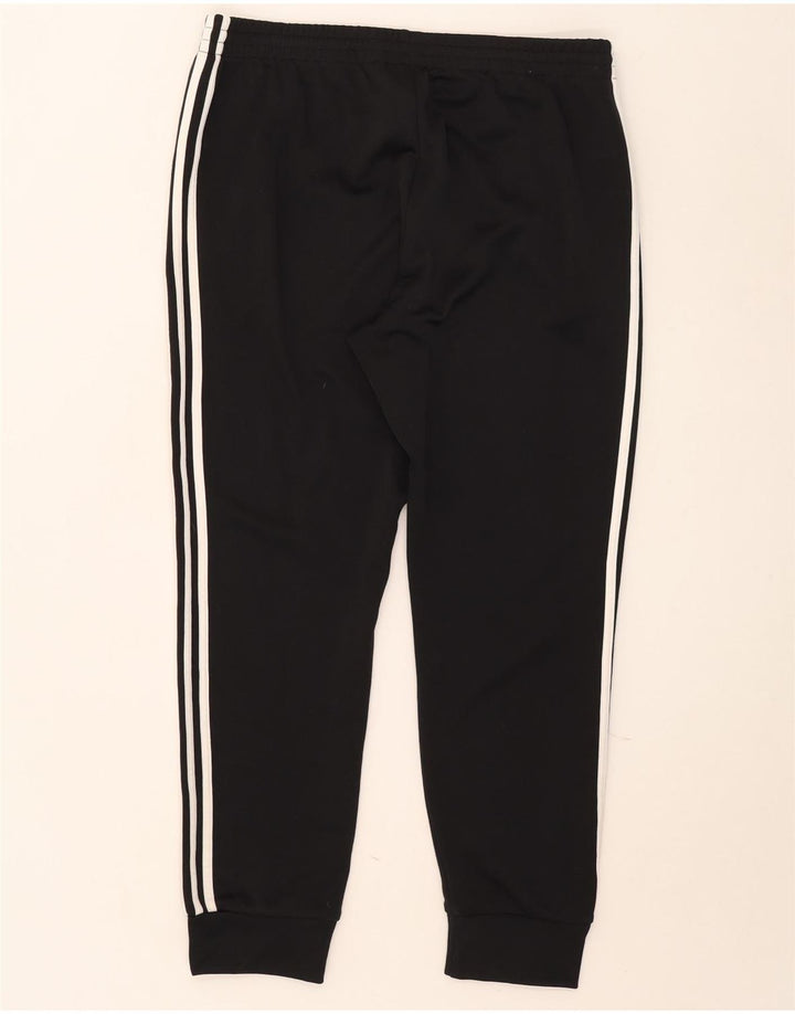 Adidas Mens Tracksuit Trousers Joggers XL Black Polyester