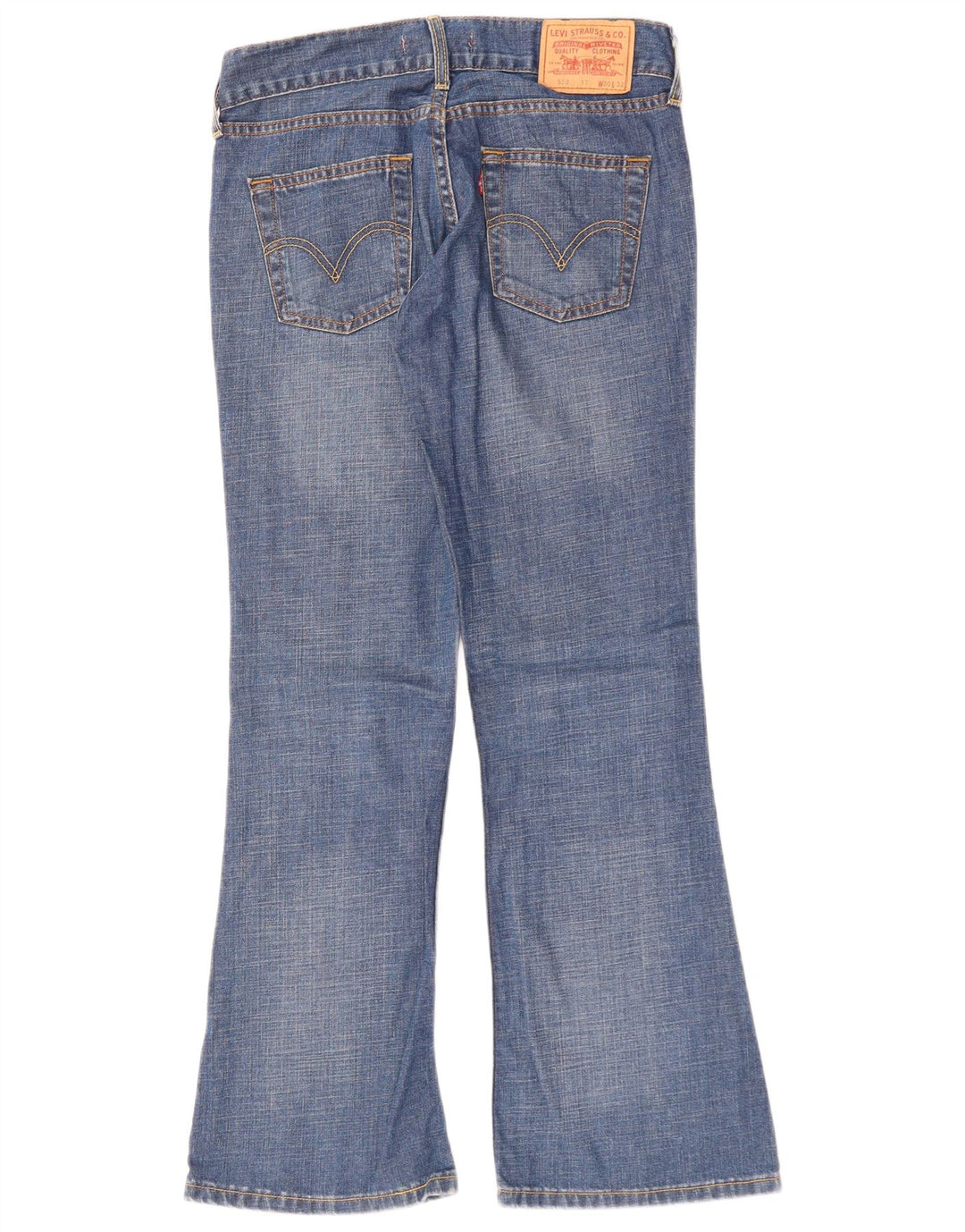 Levi's Womens 559 Bootcut Jeans W30 L32 Blue Cotton