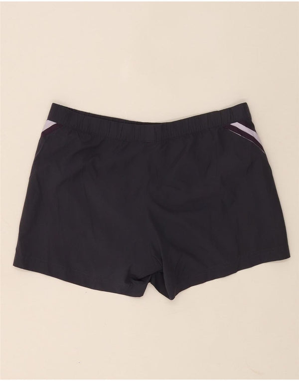 Adidas Womens Clima 365 Sport Shorts UK 10 Small Navy Blue Colourblock