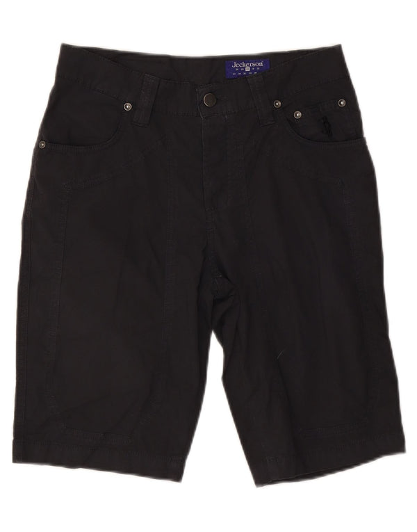 Jeckerson Womens Casual Shorts W30 Medium Black Cotton