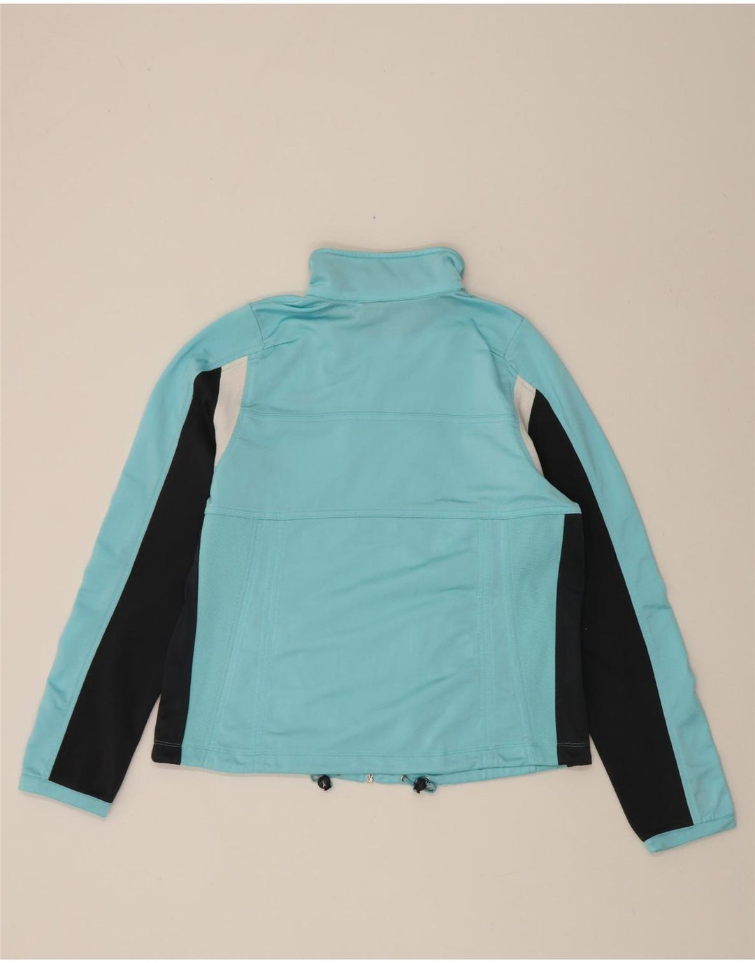 DIADORA Womens Tracksuit Top Jacket UK 12 Medium Blue Colourblock Vintage Diadora and Second-Hand Diadora from Messina Hembry 