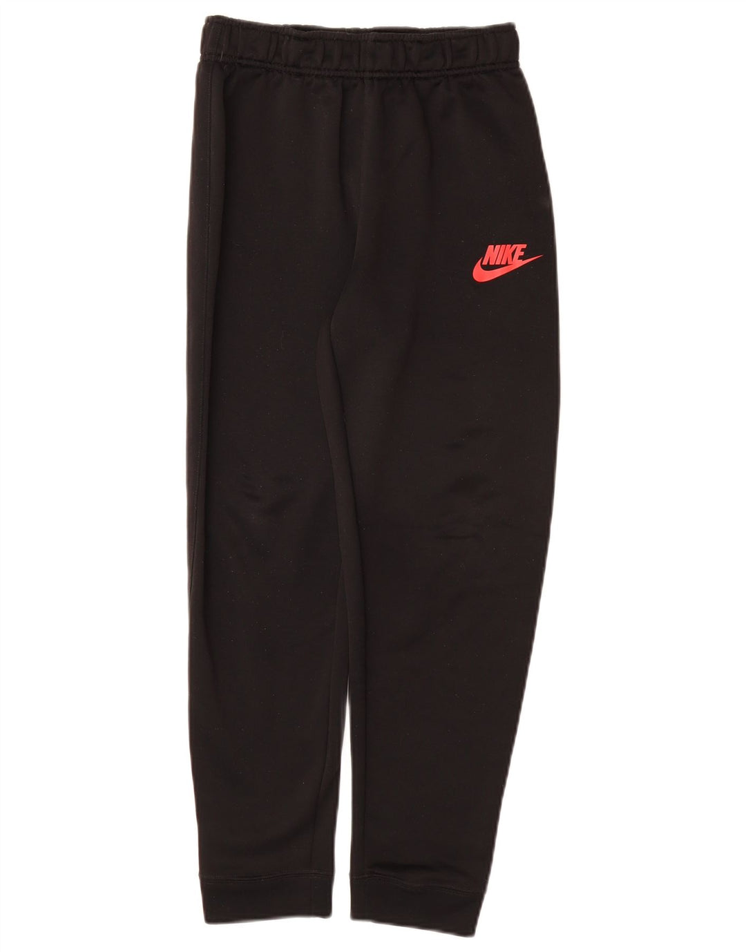 NIKE Boys Tracksuit Trousers Joggers 12-13 Years Large Black Polyester