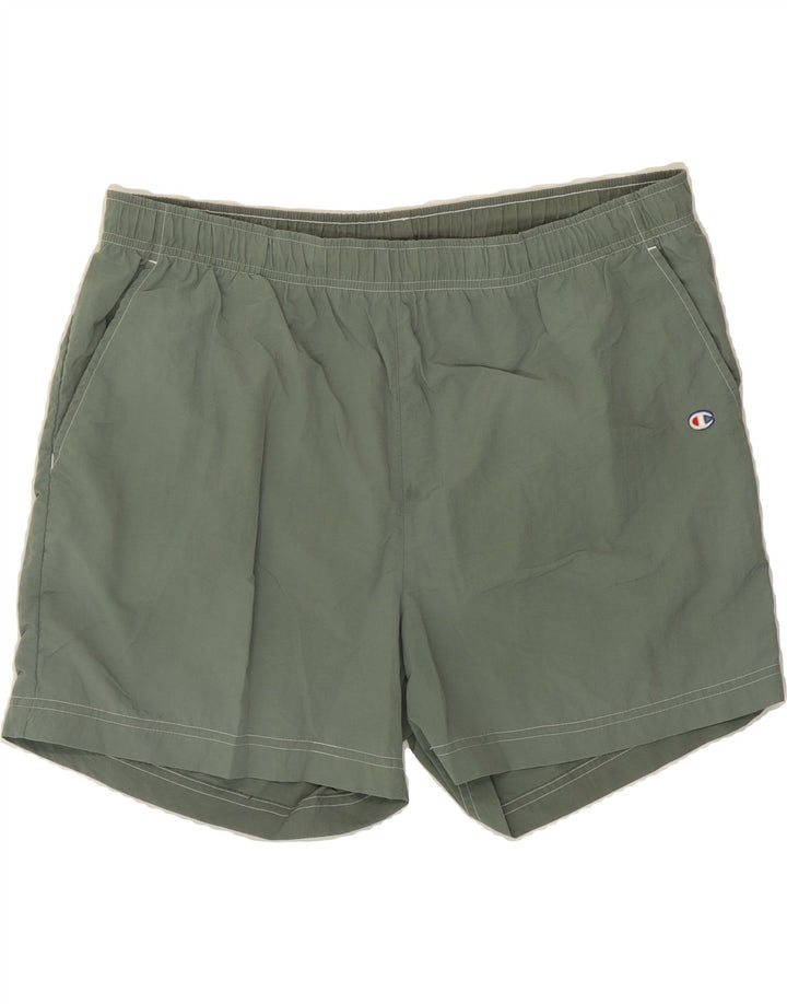 CHAMPION Mens Sport Shorts XL  Green Polyamide Vintage Champion and Second-Hand Champion from Messina Hembry 
