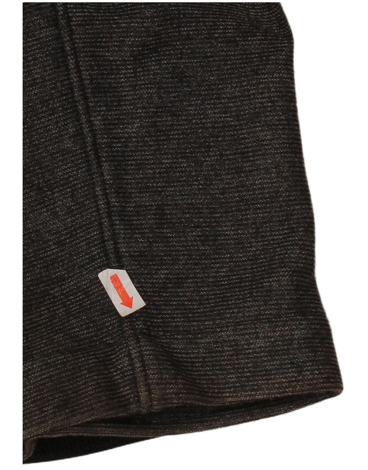 Superdry Mens Hooded Windbreaker Jacket UK 38 Medium Grey Polyester