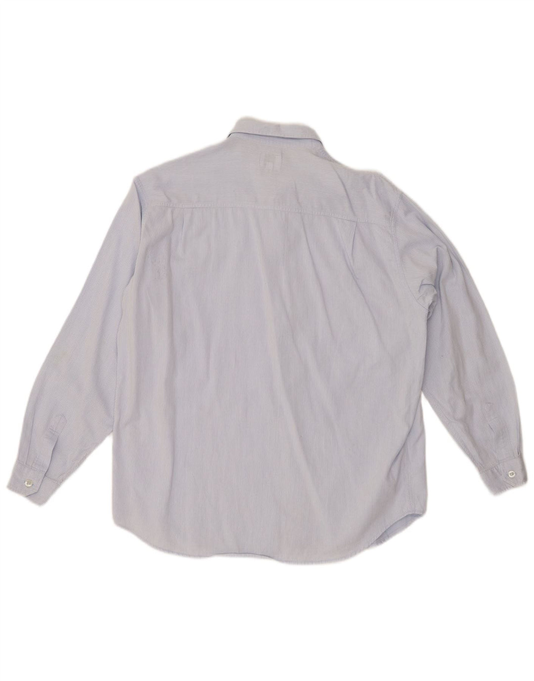 ARMANI JUNIOR Boys Shirt 13-14 Years Blue Pinstripe Cotton