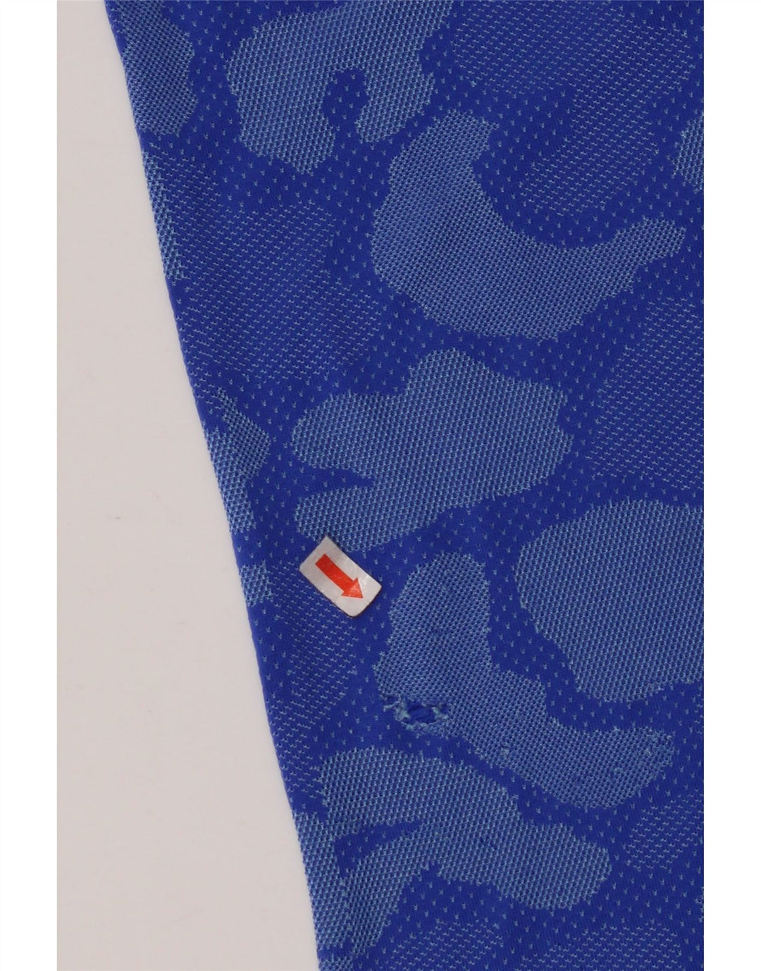 NIKE Womens Dri Fit T-Shirt Top UK 10 Small Blue Camouflage