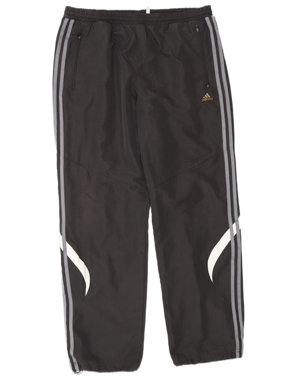 Adidas Womens Clima 365 Tracksuit Trousers UK 16 Large Black Colourblock