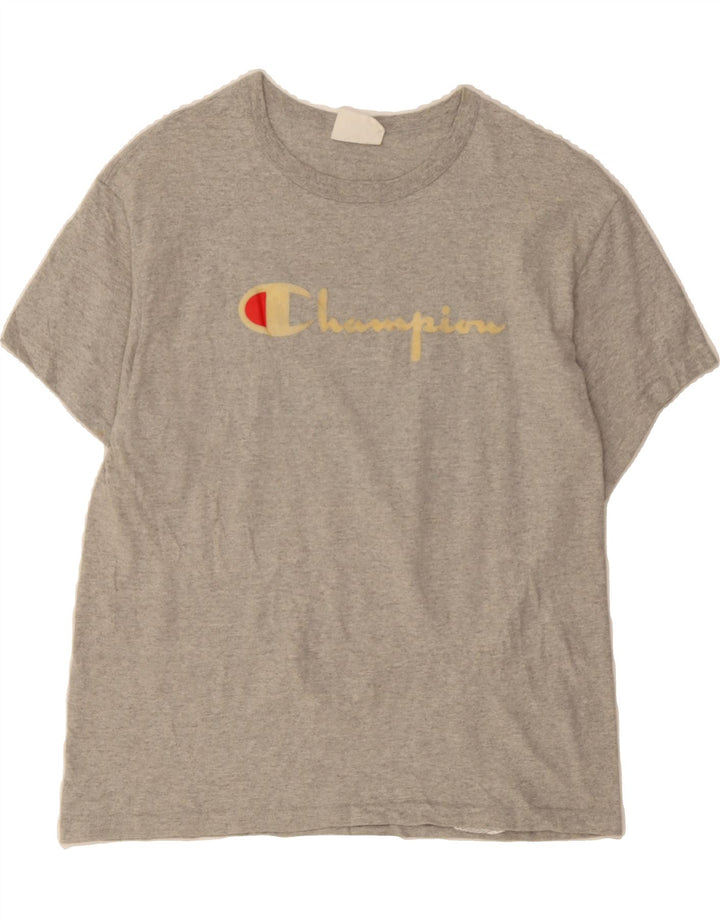 CHAMPION Mens Graphic T-Shirt Top Small Grey Cotton Vintage Champion and Second-Hand Champion from Messina Hembry 