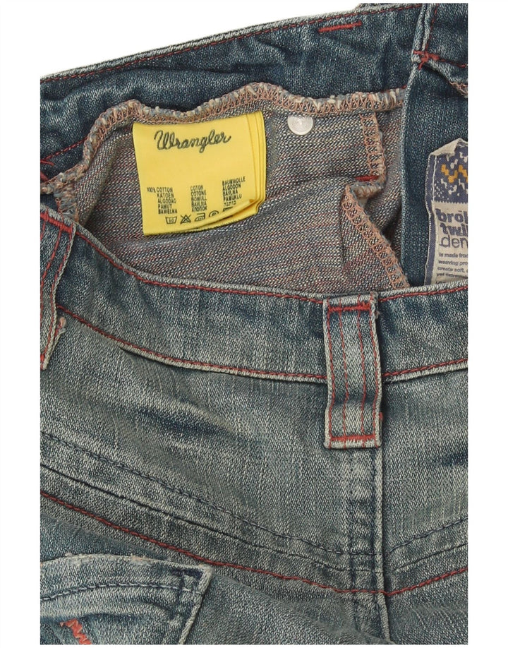 Wrangler Womens Bermuda Denim Shorts W29 Medium Blue Cotton
