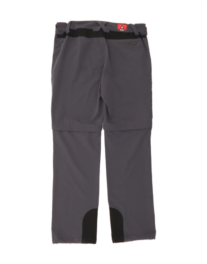 VINTAGE Womens Cargo Trousers UK 16 Large W38 L34 Grey Polyester Vintage Vintage and Second-Hand Vintage from Messina Hembry 
