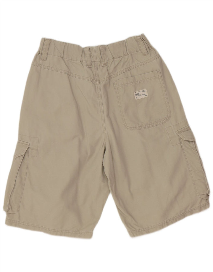 Puma Mens Cargo Shorts Medium W32  Grey Cotton