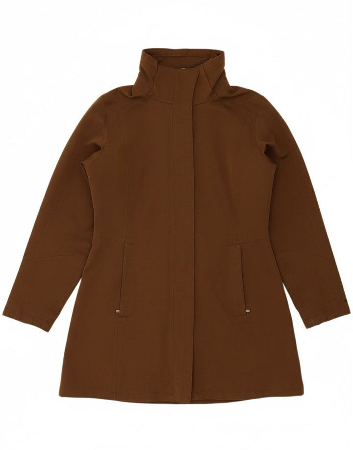 PATAGONIA Womens Overcoat UK 16 Large Khaki Polyester