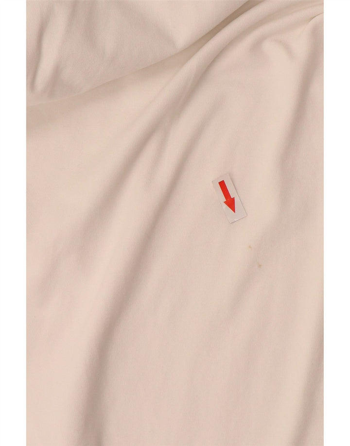 Massimo Dutti Mens Polo Shirt 2XL Off White