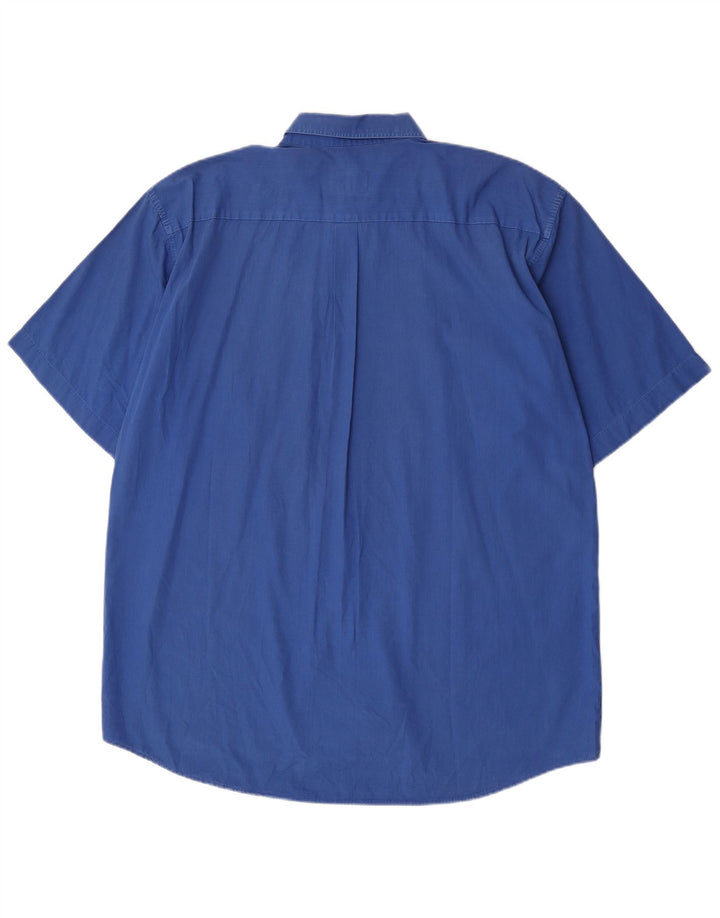 Levi's Mens Short Sleeve Shirt XL Blue Cotton