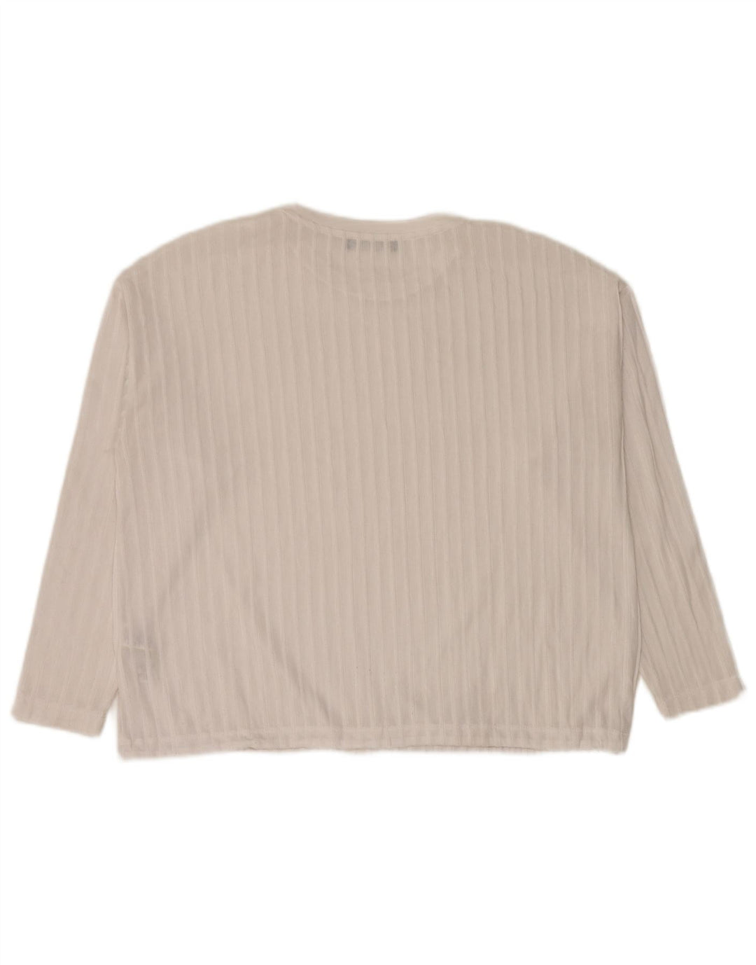 Marks & Spencer Womens Oversized Top Long Sleeve UK 10 Small White