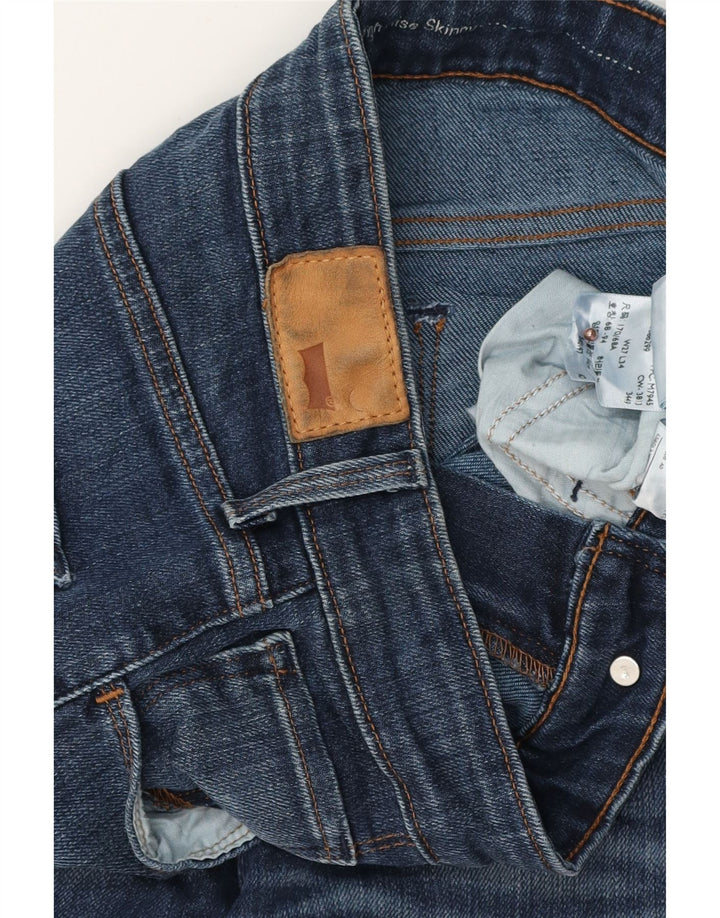 LEVI'S Womens High Rise Skinny Jeans W27 L24 Blue Cotton