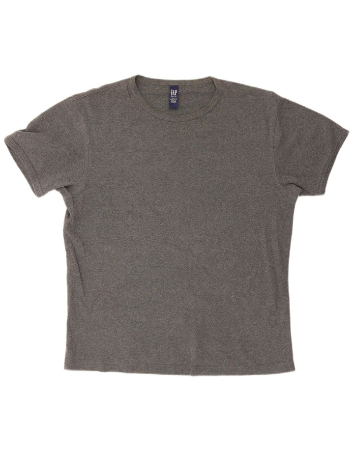 Gap Mens T-Shirt Top XL Grey Cotton