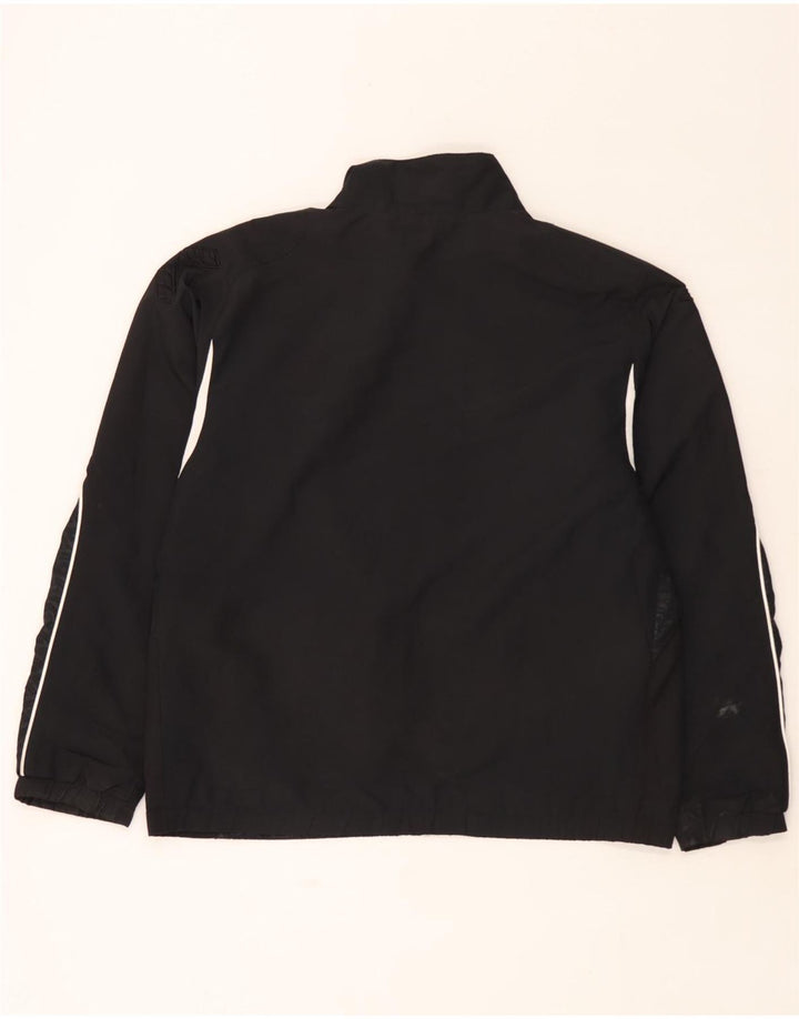 Umbro Mens Tracksuit Top Jacket Large Black Geometric Polyester