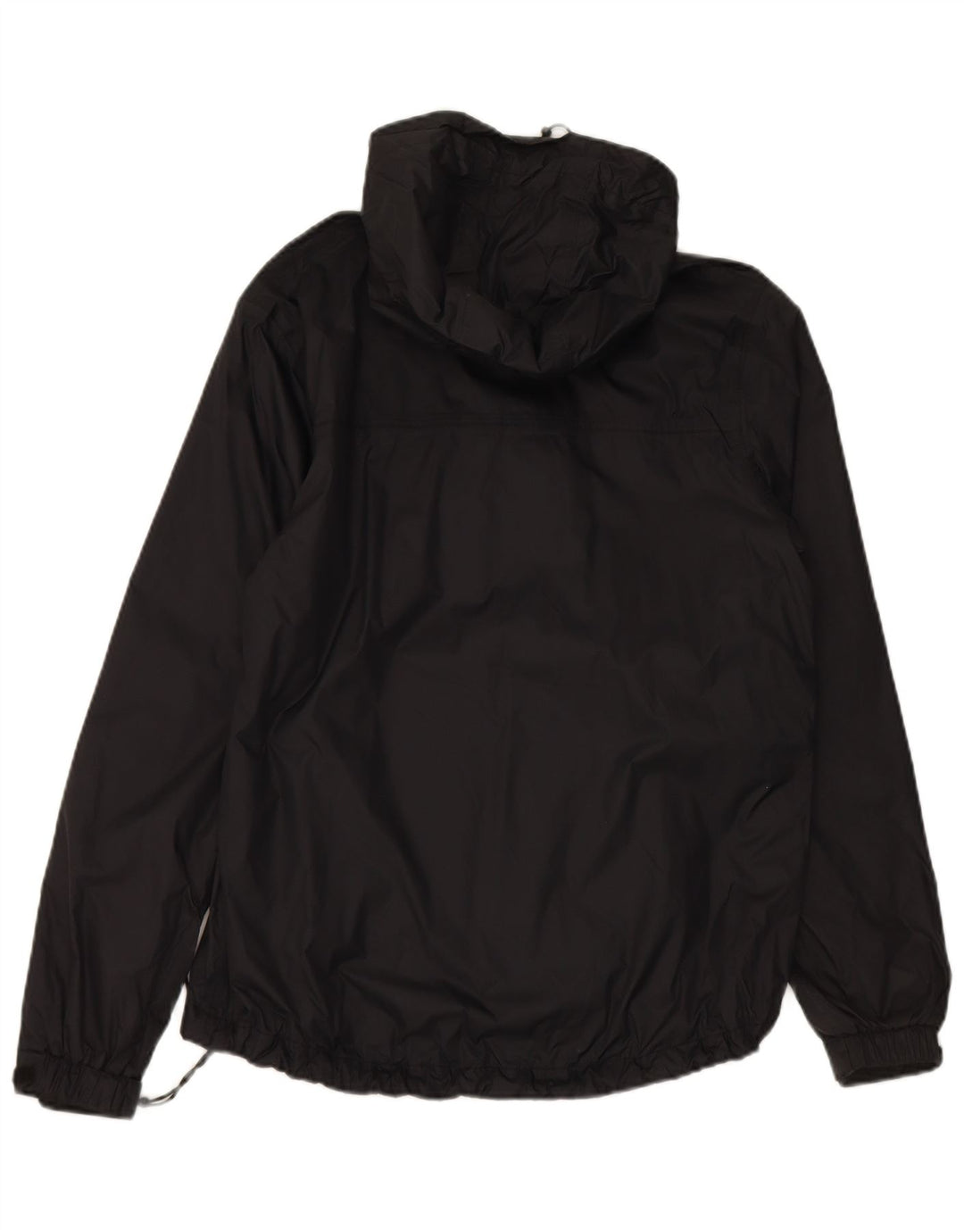 MOUNTAIN WAREHOUSE Mens Hooded Rain Jacket UK 36 Small Black Nylon