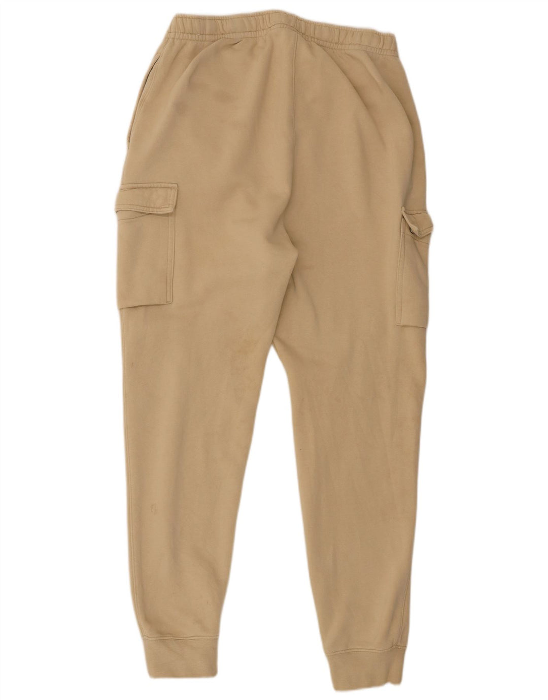 Nike Mens Cargo Tracksuit Trousers Joggers Medium Beige Cotton