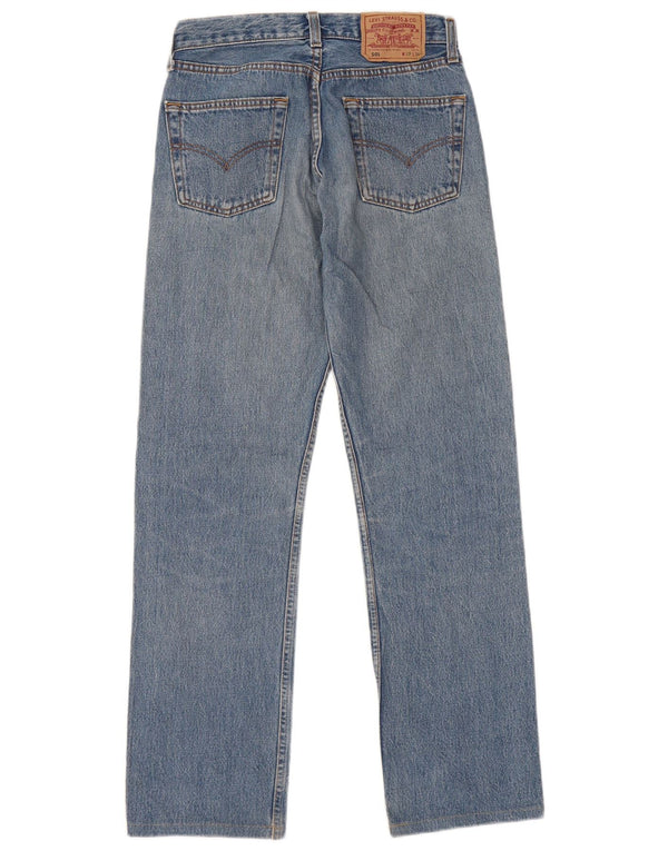 Levi's Womens 501 Straight Jeans W29 L30 Blue