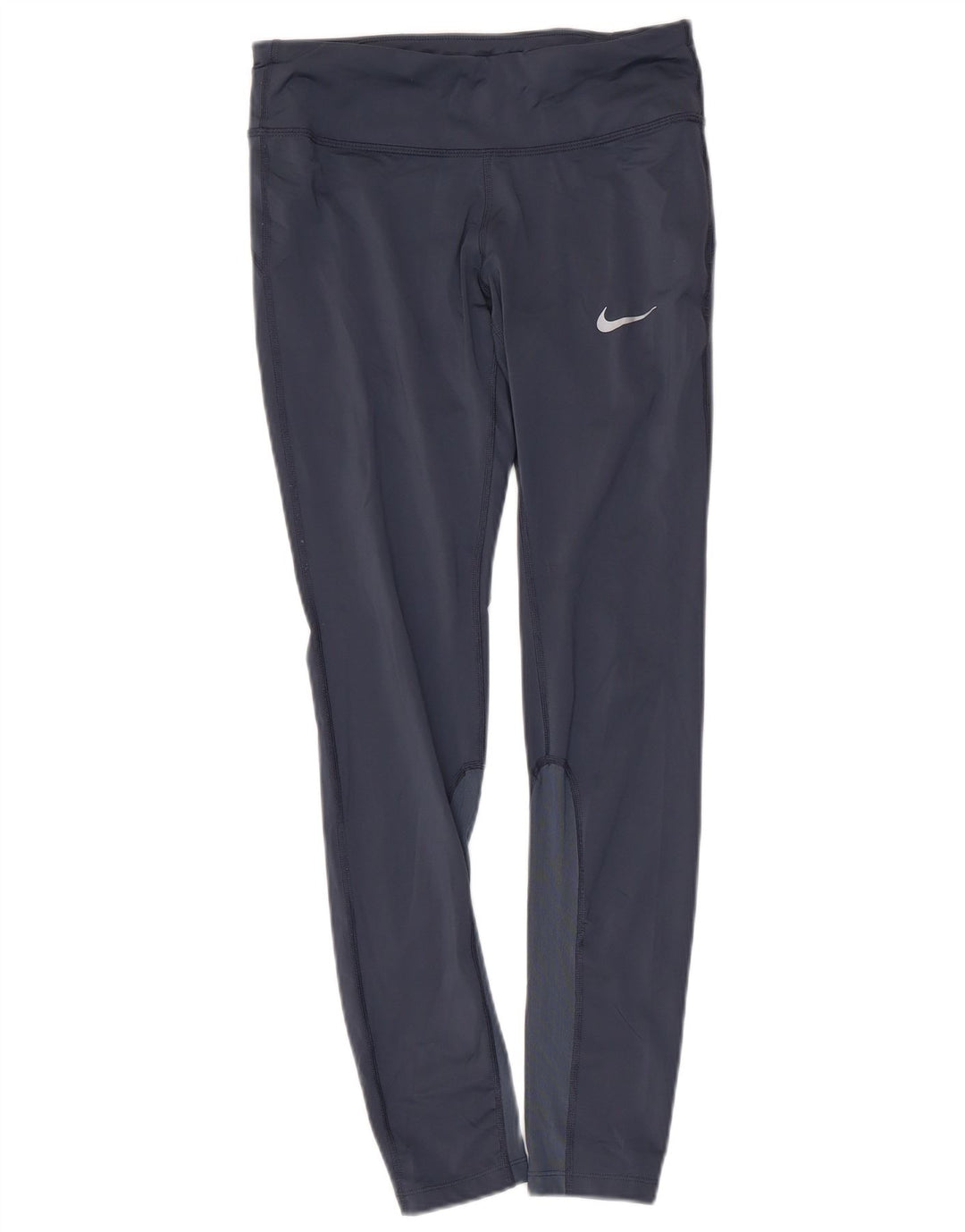 NIKE Womens Dri Fit Leggings UK 10 Small  Navy Blue Polyester