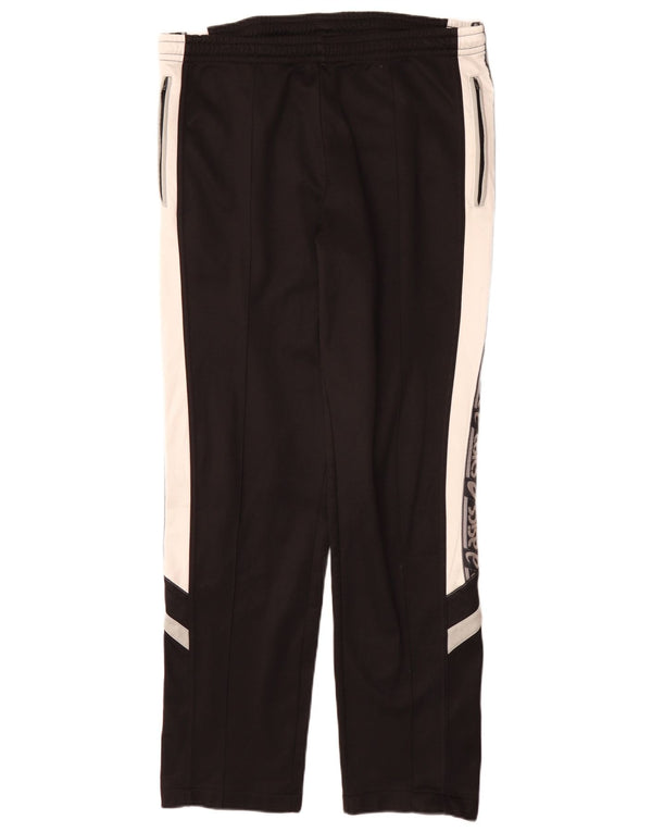 Asics Mens Graphic Tracksuit Trousers XL Black Colourblock