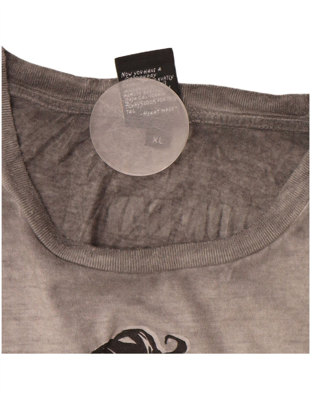 Scorpion Bay Mens Graphic Top Long Sleeve XL Grey Cotton