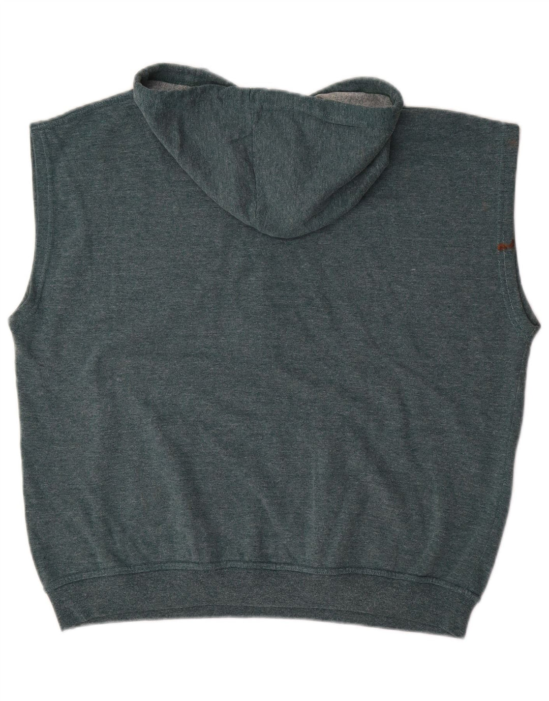 DIADORA Mens Sleeveless Hoodie Jumper Large Blue Cotton