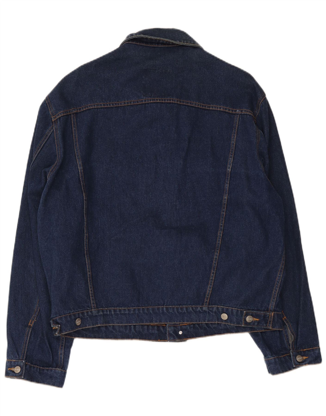 Dueffe Mens Denim Jacket UK 42 XL Navy Blue Cotton