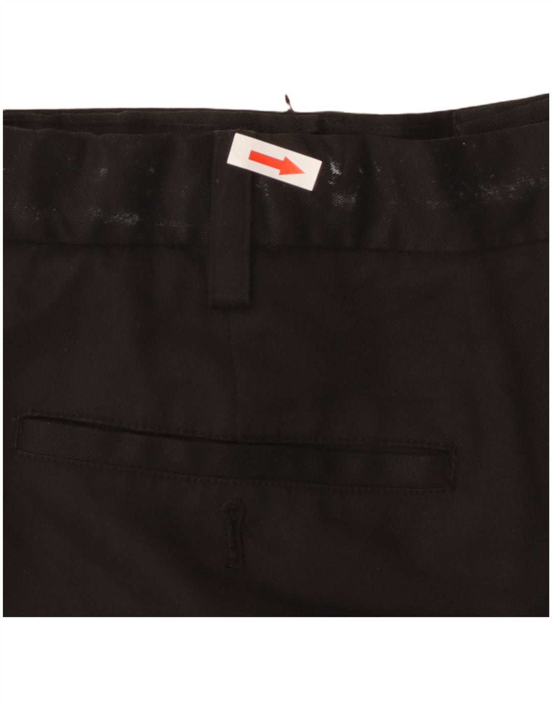 Izod Mens Chino Shorts W38 XL Black Polyester