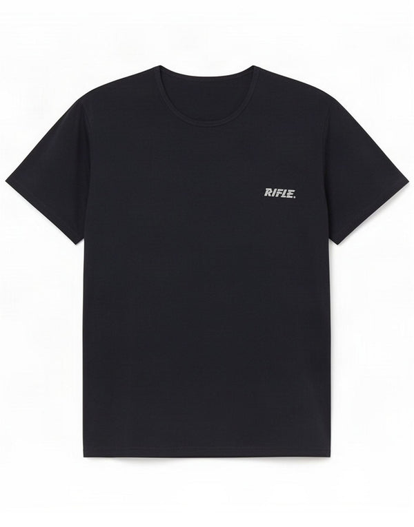 Rifle Mens T-Shirt Top 2XL Navy Blue Cotton