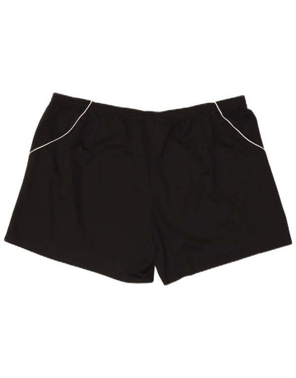 Adidas Womens Climalite Sport Shorts UK 20 2XL Black Polyester
