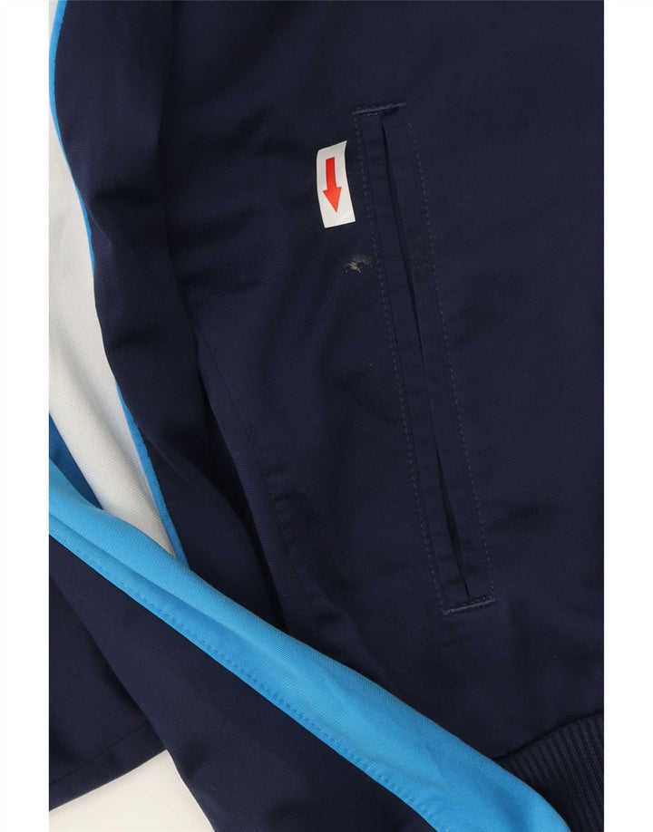 Puma Mens Tracksuit Top Jacket Medium Navy Blue Colourblock